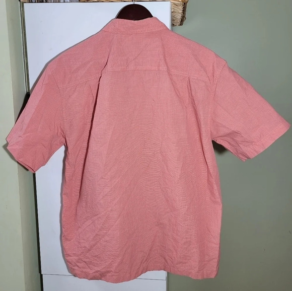 Patagonia short sleeve collared button shirt orange medium - Picture 4 of 13